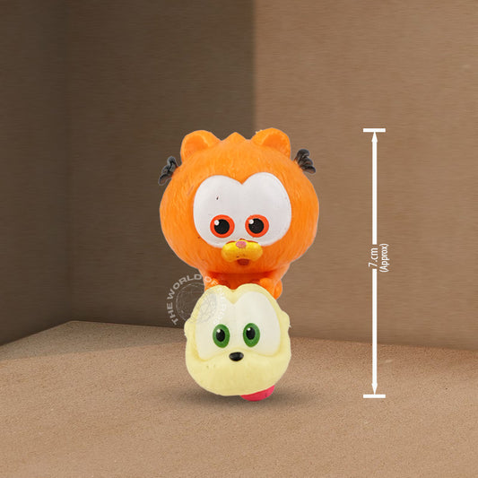 Garfield Collectible Figurines – Set of 6 Cute Cartoon Stacking Toys