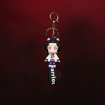 Shinobu Kocho Purple Outfit Chibi Keychain