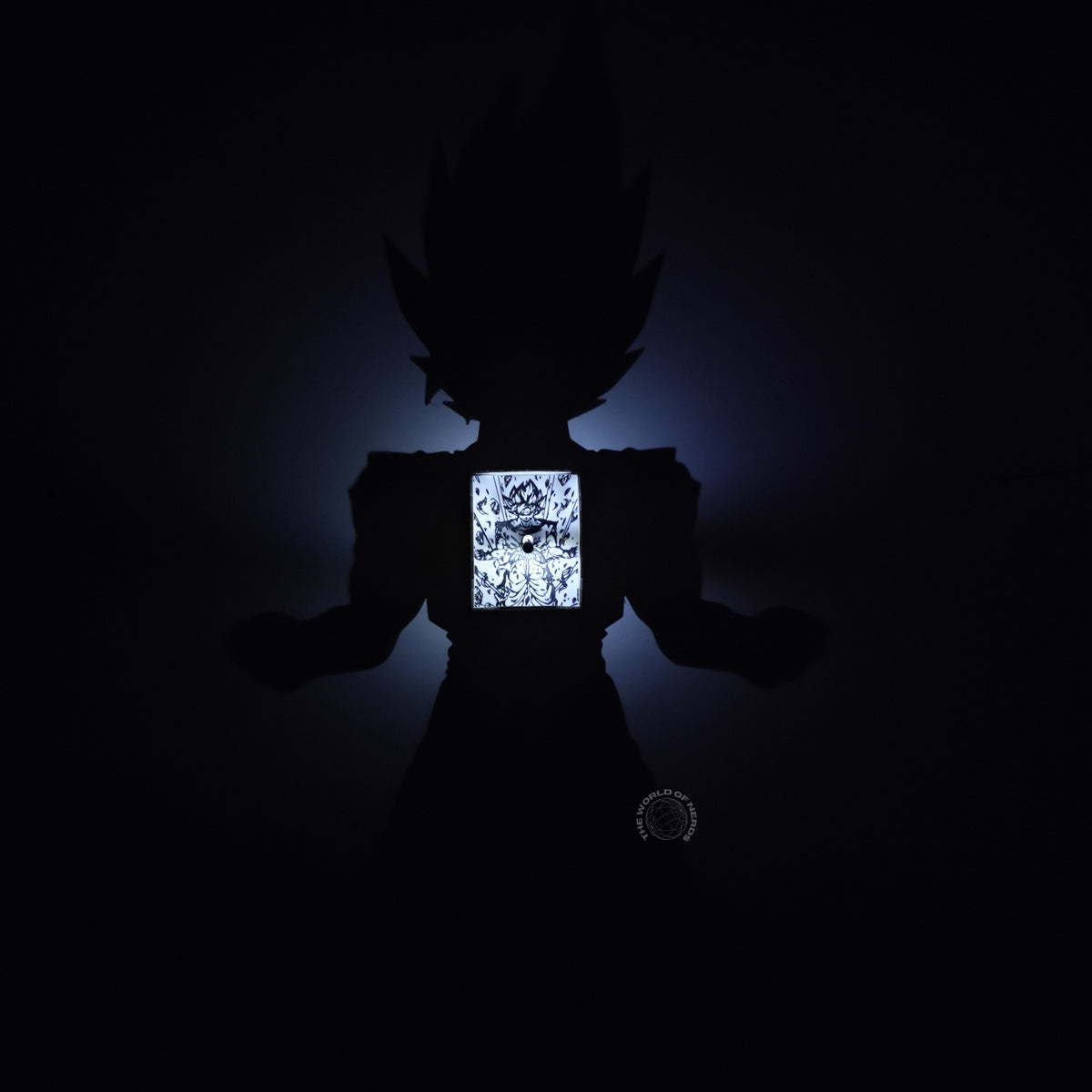 Son Goku Shadow Light Box – Anime LED Wall Decor
