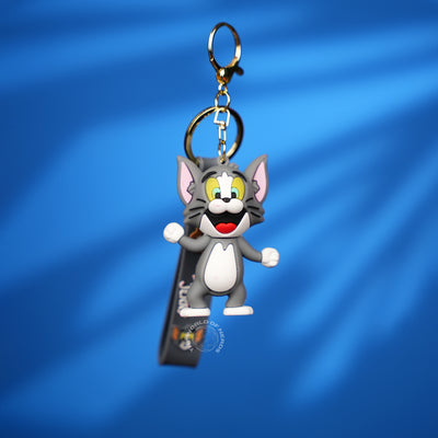 Tom Angry Cartoon Strap Keychain