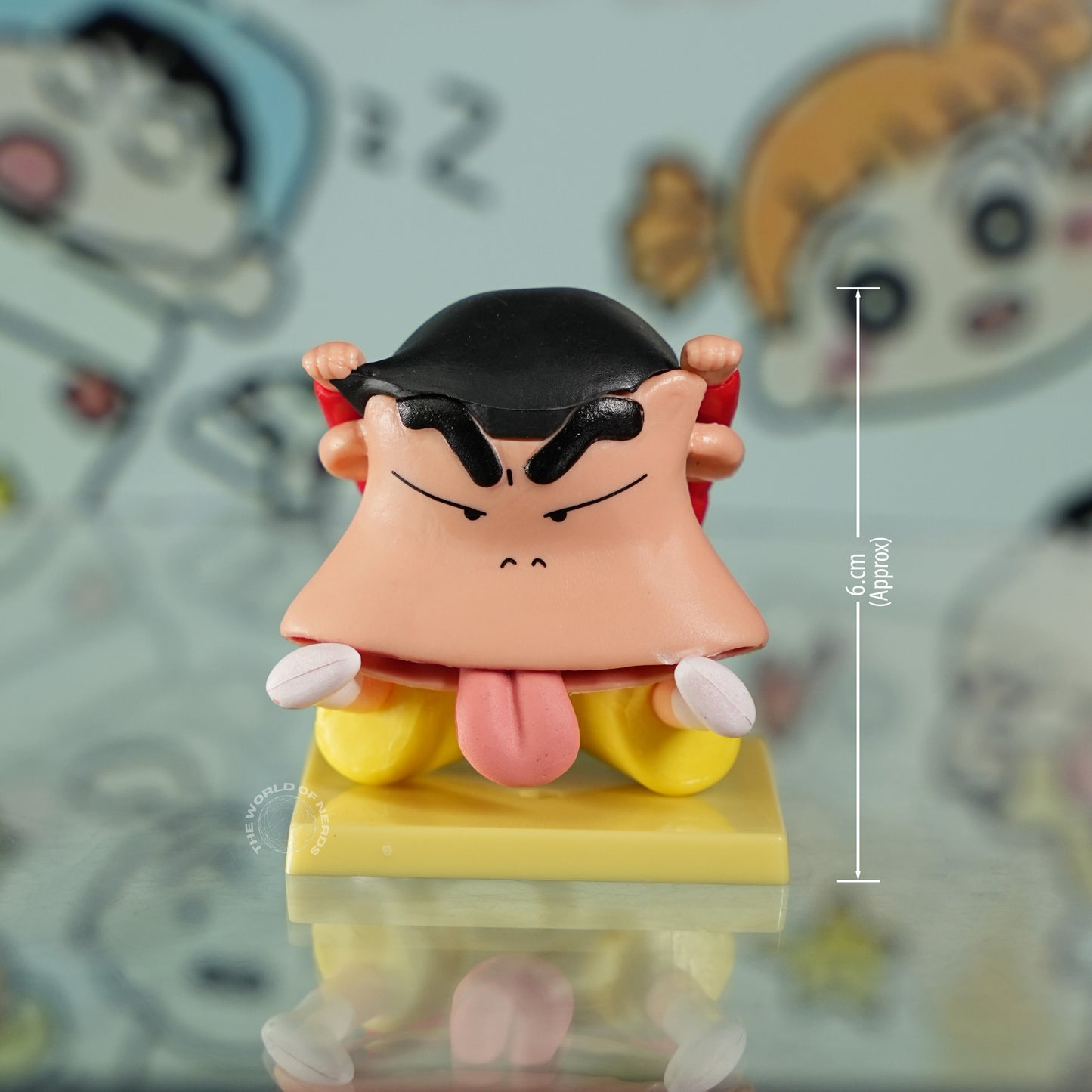 Funny Shinchan Face-Stretch Figurine - The World Of Nerds