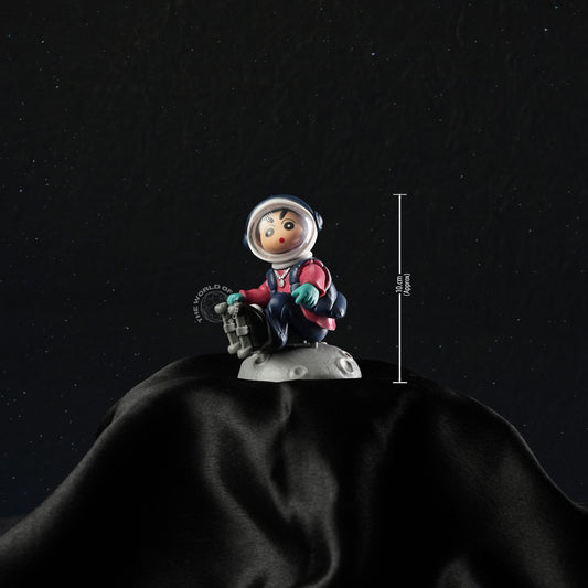 Thoughtful Shinchan Astronaut Mode
