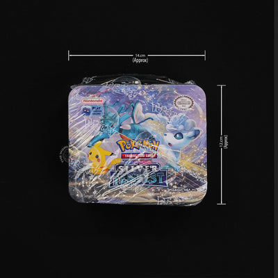 Nintendo Pokémon Silver Tempest Trading Card Tin – Special Size Edition