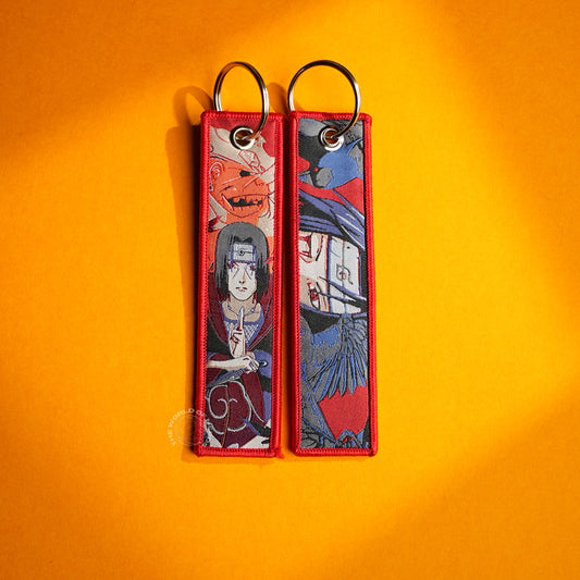 Itachi Uchiha Keychain | Sharingan Akatsuki Collectible Anime Keychain