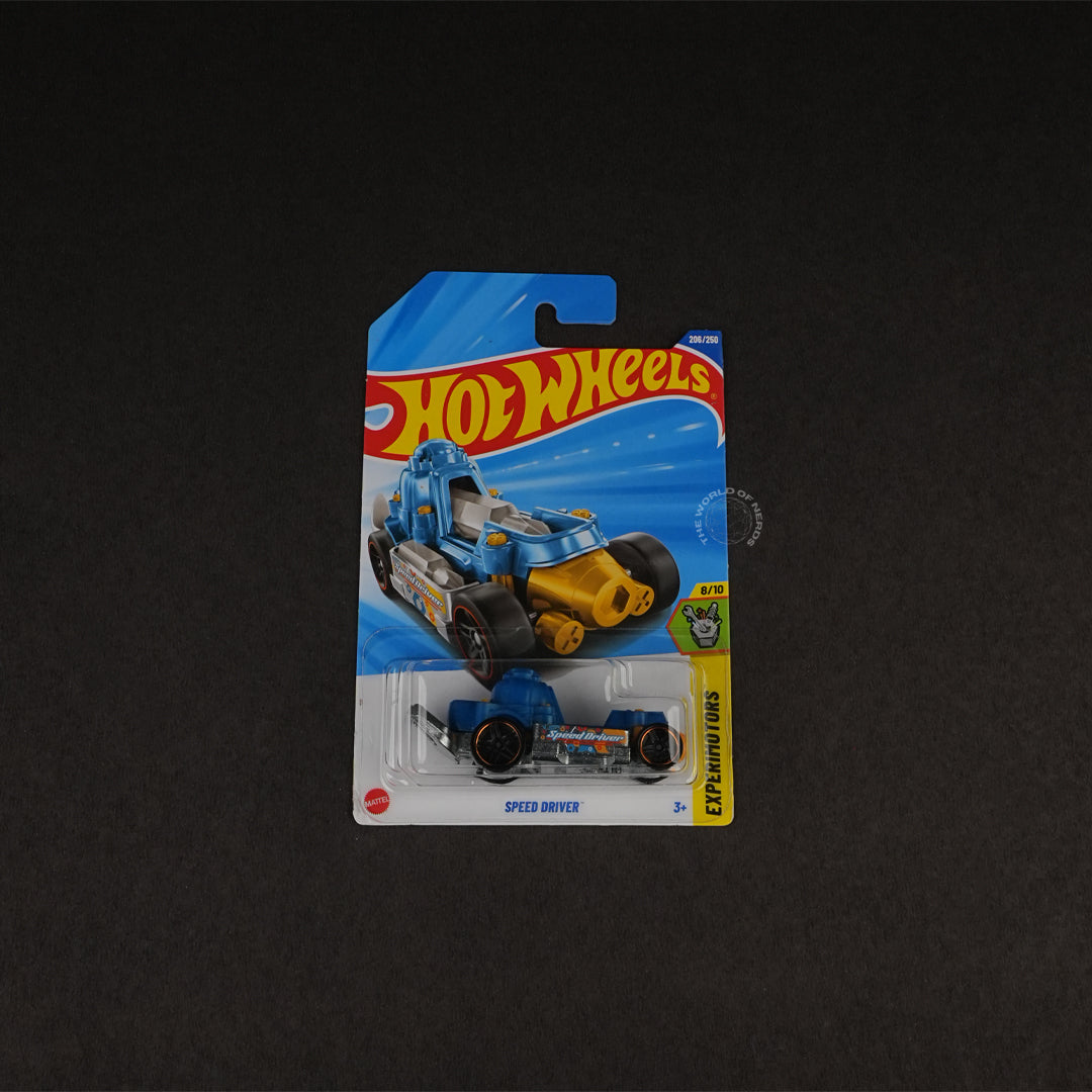 Hot Wheels 2025 Speed Driver Blue & Gold Car Diecast Car - The World Of Nerds