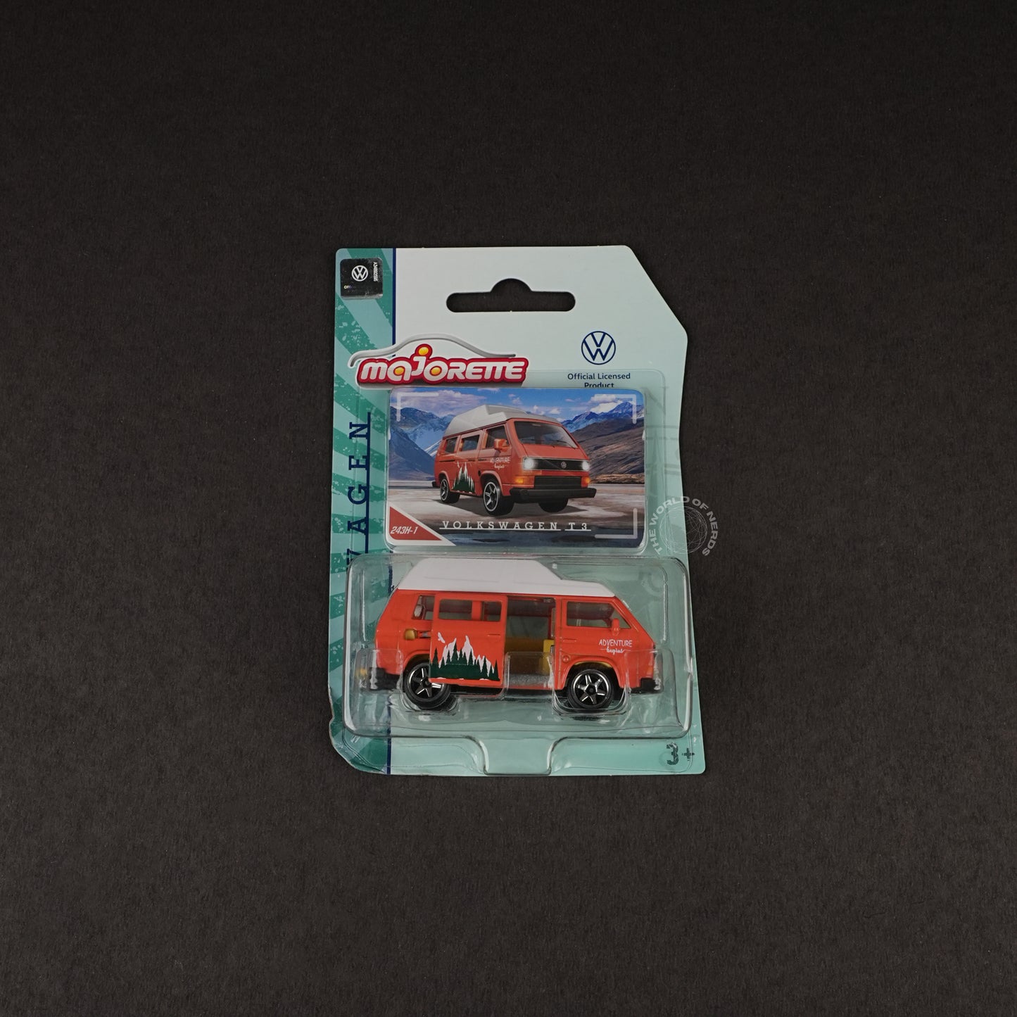 Majorette Volkswagen T3 Camper Van Adventure Edition Diecast - The World Of Nerds