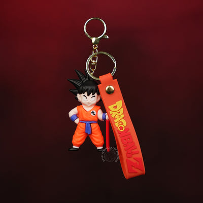 Goku Power Staff Orange Outfit Keychain