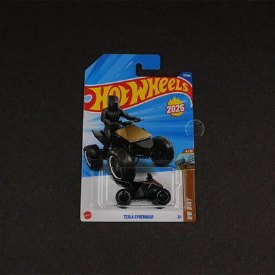 Hot Wheels Tesla Cyberquad – 2025 HW Dirt Series Diecast