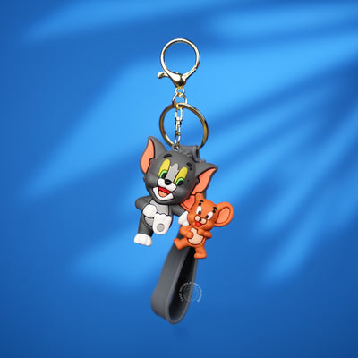 Tom & Jerry Cartoon Strap Keychain