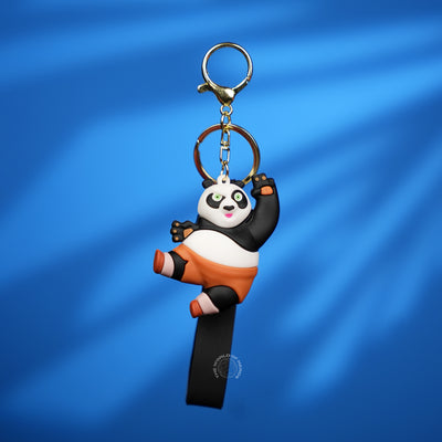 Kung Fu Panda Po Action Figure Keychain