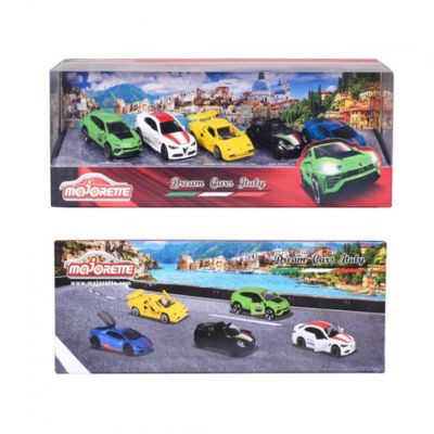MAJORETTE DREAM CARS ITALY 5 PCS GIFTPACK