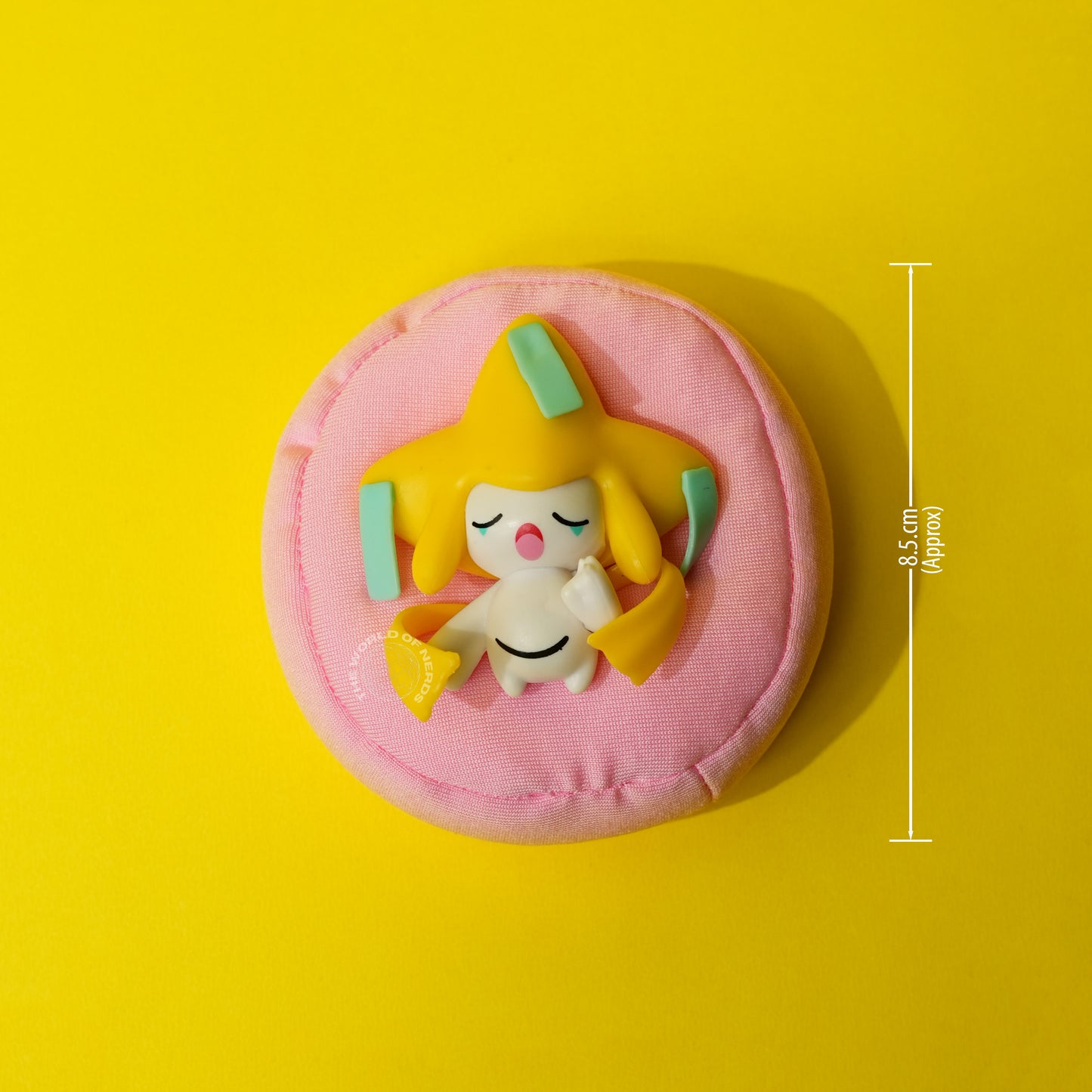 Sleeping Jirachi Plushie on Donut Base