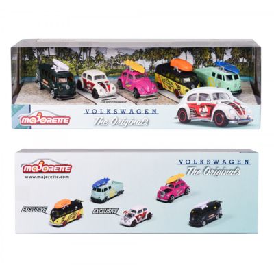 MAJORETTE VOLKSWAGEN THE ORIGINALS 5 PCS GIFTPACK