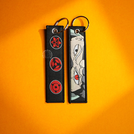 Sharingan Power: Embroidered Keychains Set