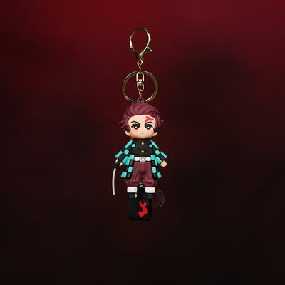 Tanjiro Kamado Classic Warrior Chibi Keychain