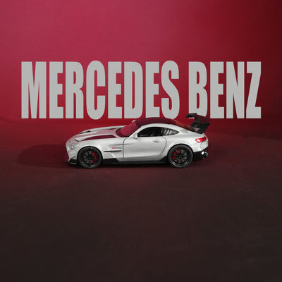 Mercedes-AMG GT R Grey Model Car - 1:22 Scale Diecast