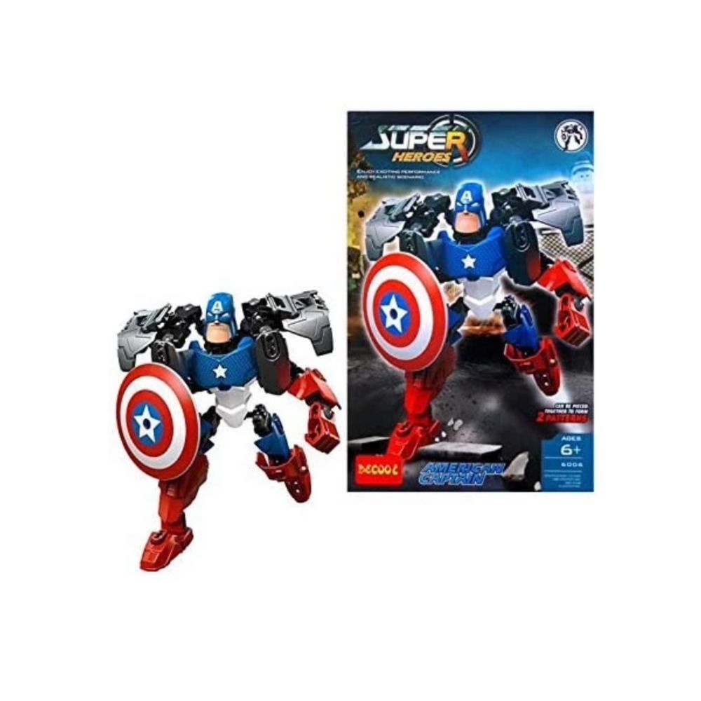 BRICK SUPER HEROES CAPTAIN AMERICAN BLOCKS