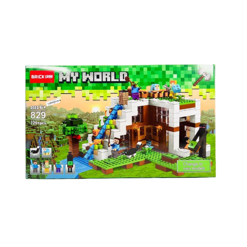 BRICK MY WORLD MINECRAFT 729+ PCS BLOCKS