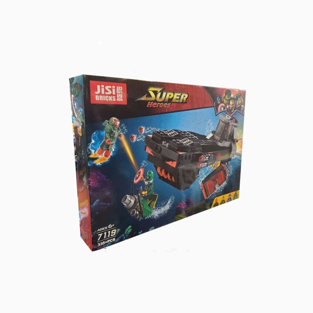 JISI BRICKS SUPER HEROES AVENGERS WITH HYDRA BLOCK