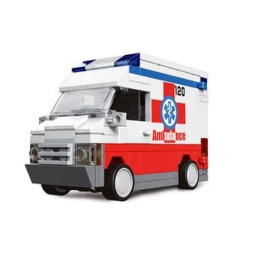 DECOOL MINI RACING PACEMAKER BRICKS PULLBACK AMBULANCE