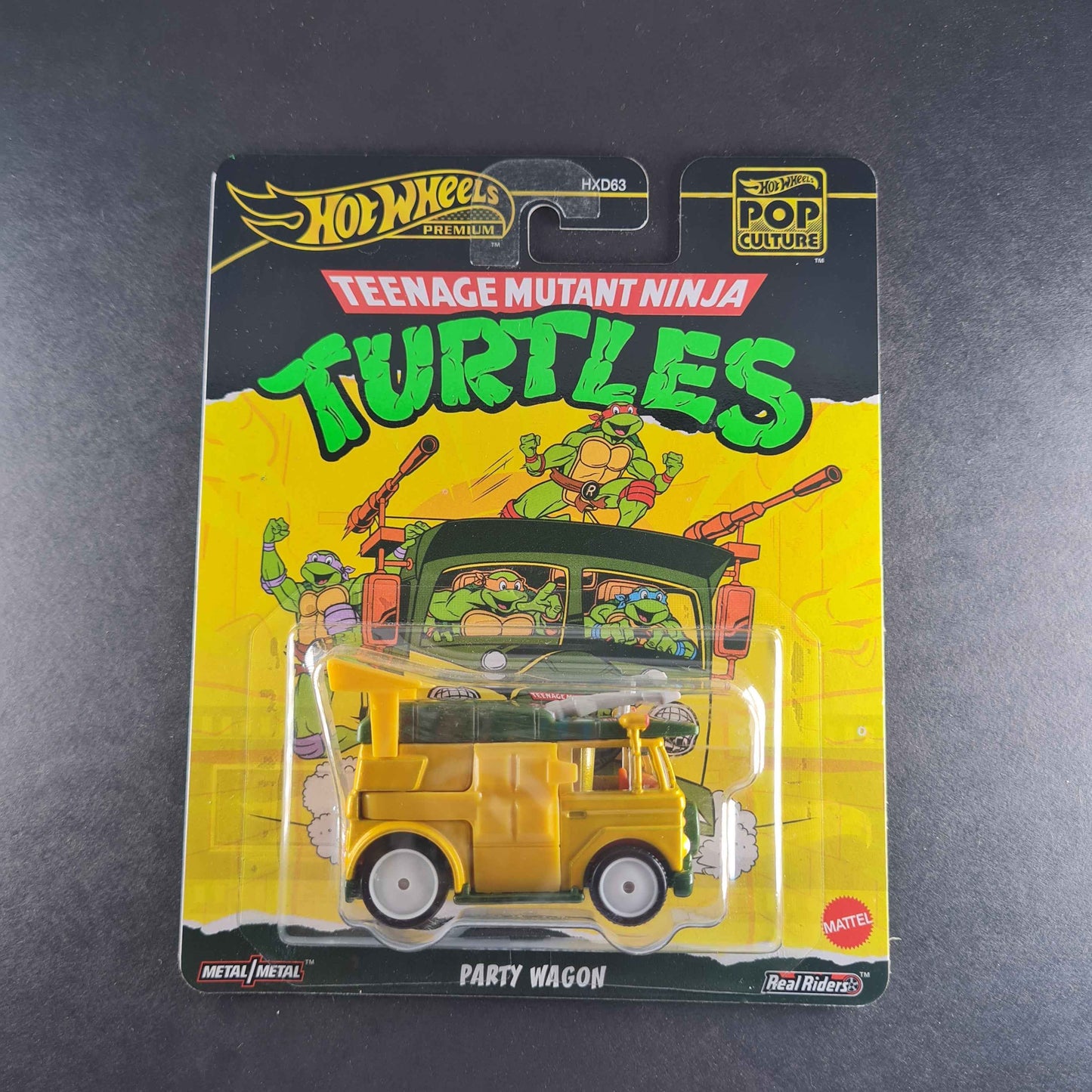 Hot Wheels Ninja Turtles Party Wagon Collectible Vehicle - Premium Pop Culture Edition