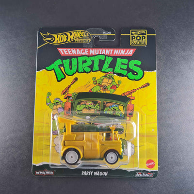 Hot Wheels Ninja Turtles Party Wagon Collectible Vehicle - Premium Pop Culture Edition