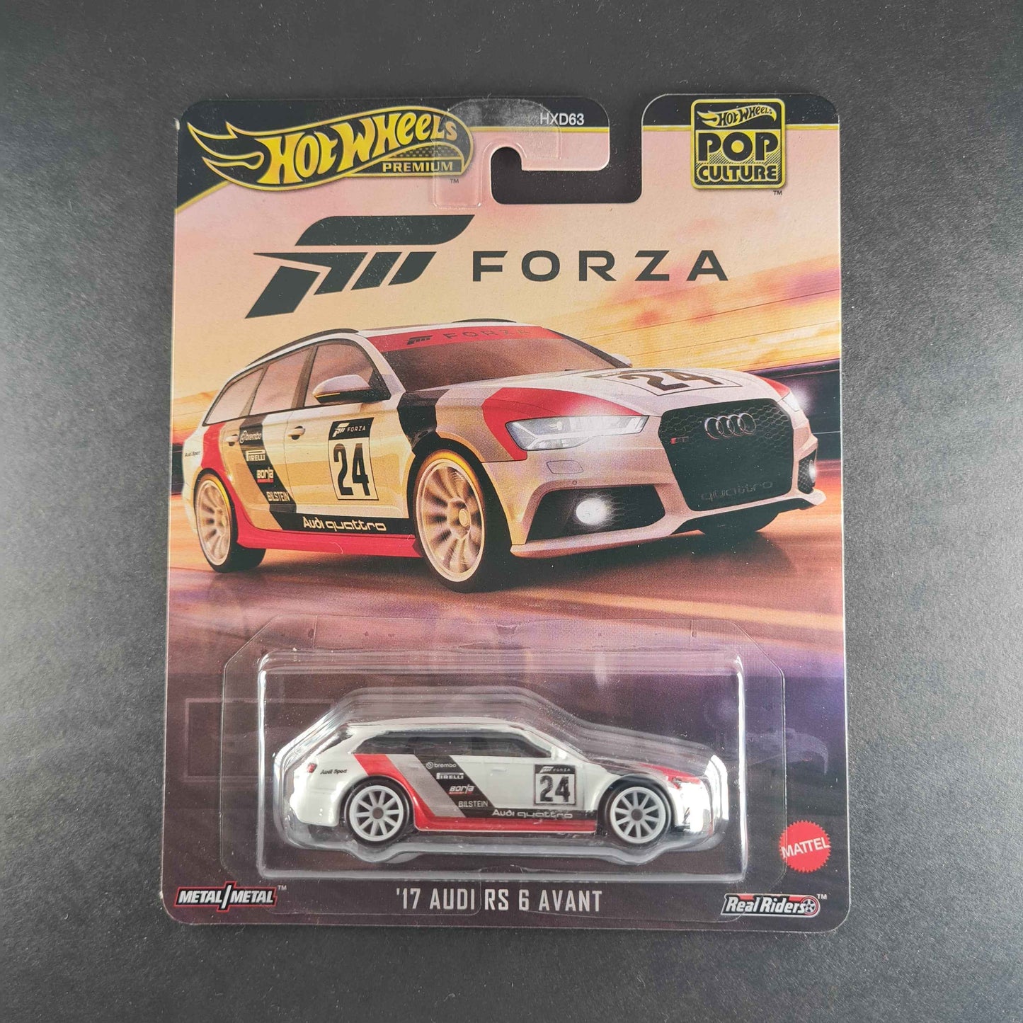 HOT WHEELS PREMIUM POP CULTURE FORZA AUDI RS 6 AVANT Collectible Diecast Model