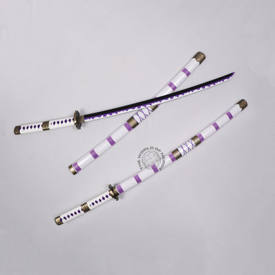 Nidai Kitetsu Monkey D. Luffy Wooden Katana – One Piece Anime Sword - 2