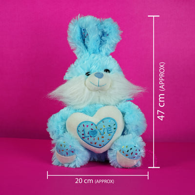Rabbit Soft Toy (Blue) - 2