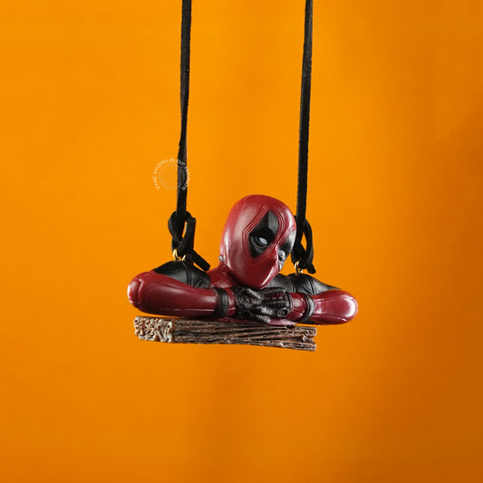 Relaxed Deadpool Hanging Figure