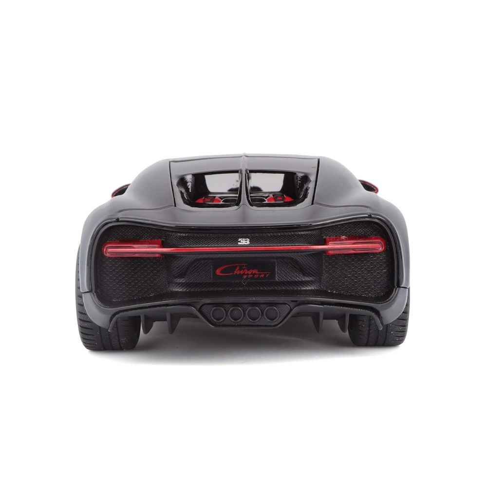 Maisto Bugatti Chiron Sport 1:24 Scale Model - Red and Black Mix