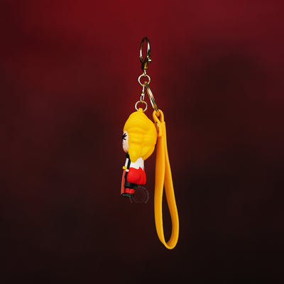 Kyojuro Rengoku Sword Pose Flame Keychain - 2