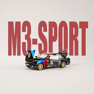 BMW E30 M3 DTM Die-Cast Model with Race Livery - 2