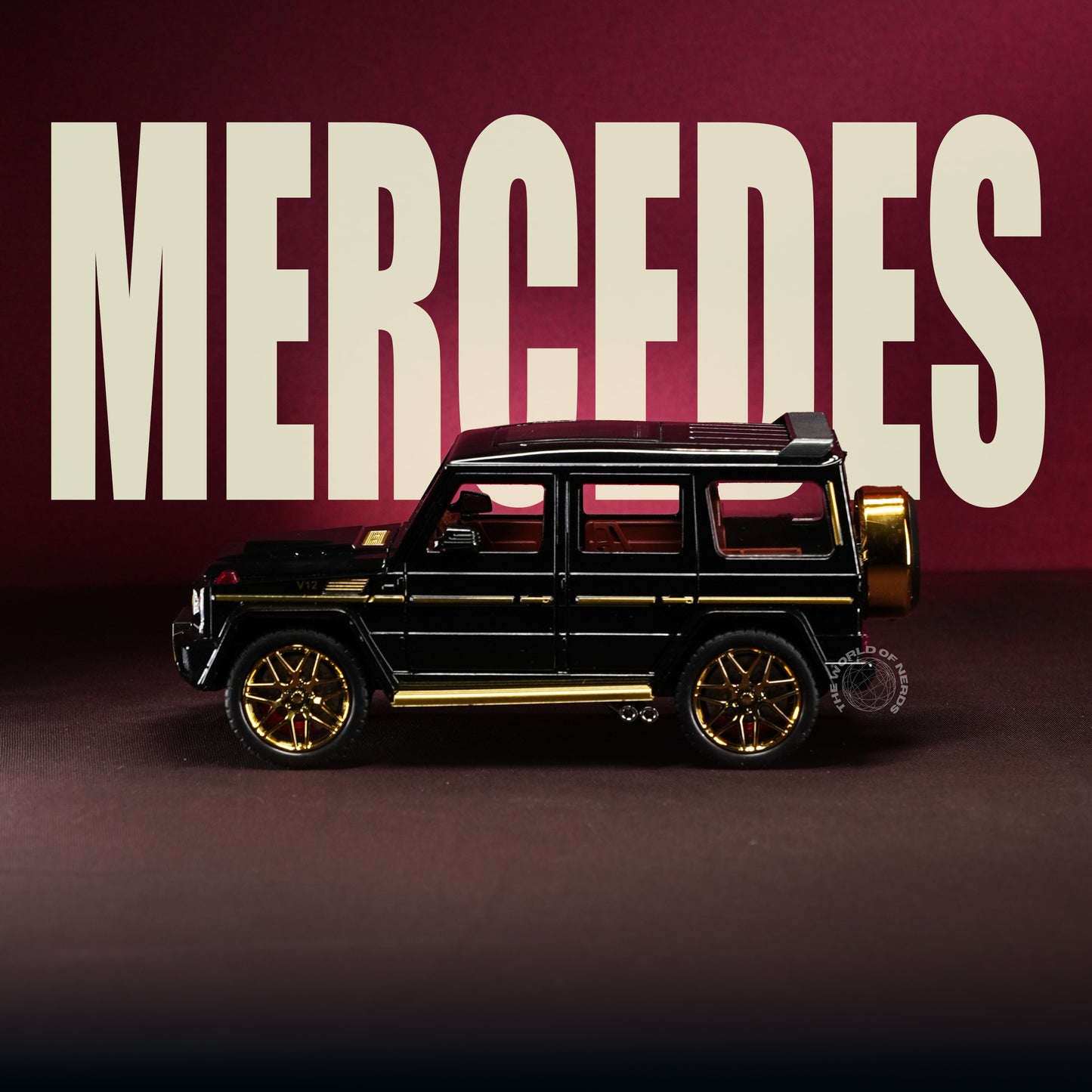 Luxury on Wheels: Black Mercedes-Benz G-Class Scale Car