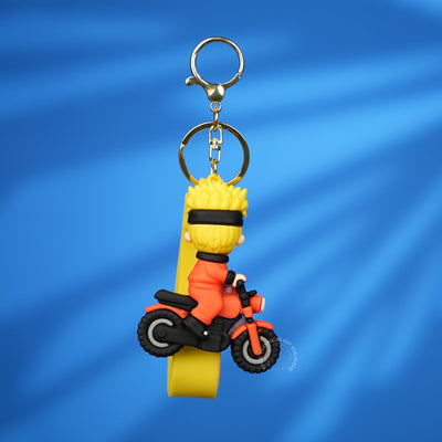 Naruto Uzumaki Bike Ride Keychain - 2