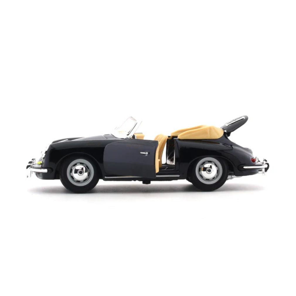 BBURAGO PORSCHE 356B CABRIOLET 1961 SCALE - 1:24