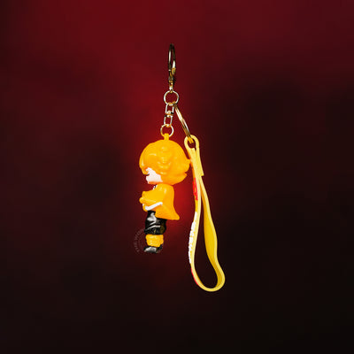 Zenitsu Agatsuma Thunder Strike Pose Keychain - 2