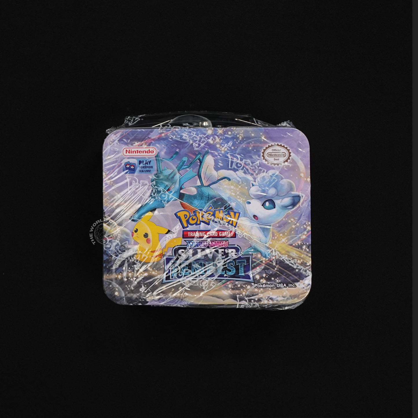 Nintendo Pokémon Silver Tempest Trading Card Tin – Special Size Edition