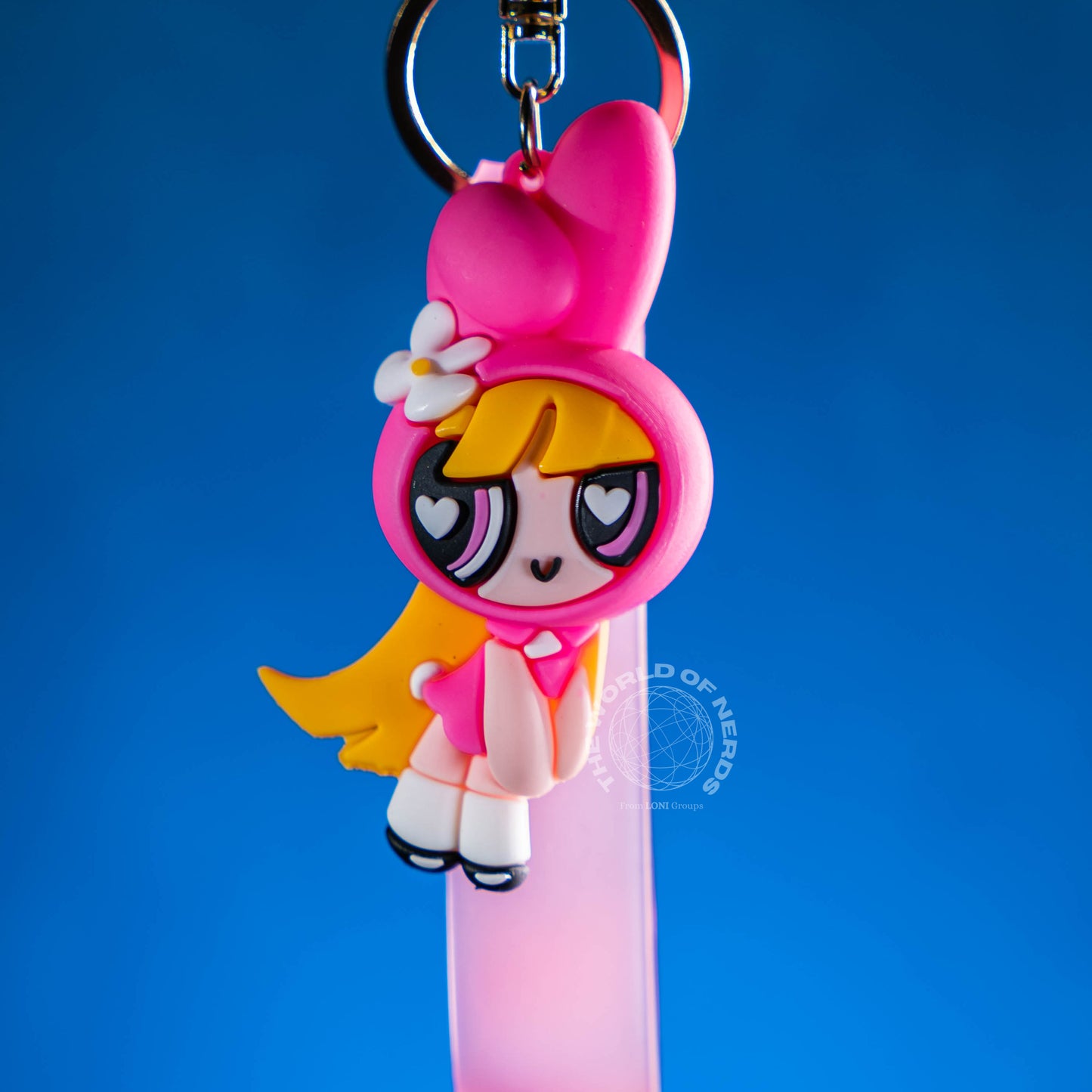 BLOSSOM THE POWERPUFF GIRLS KEYCHAIN