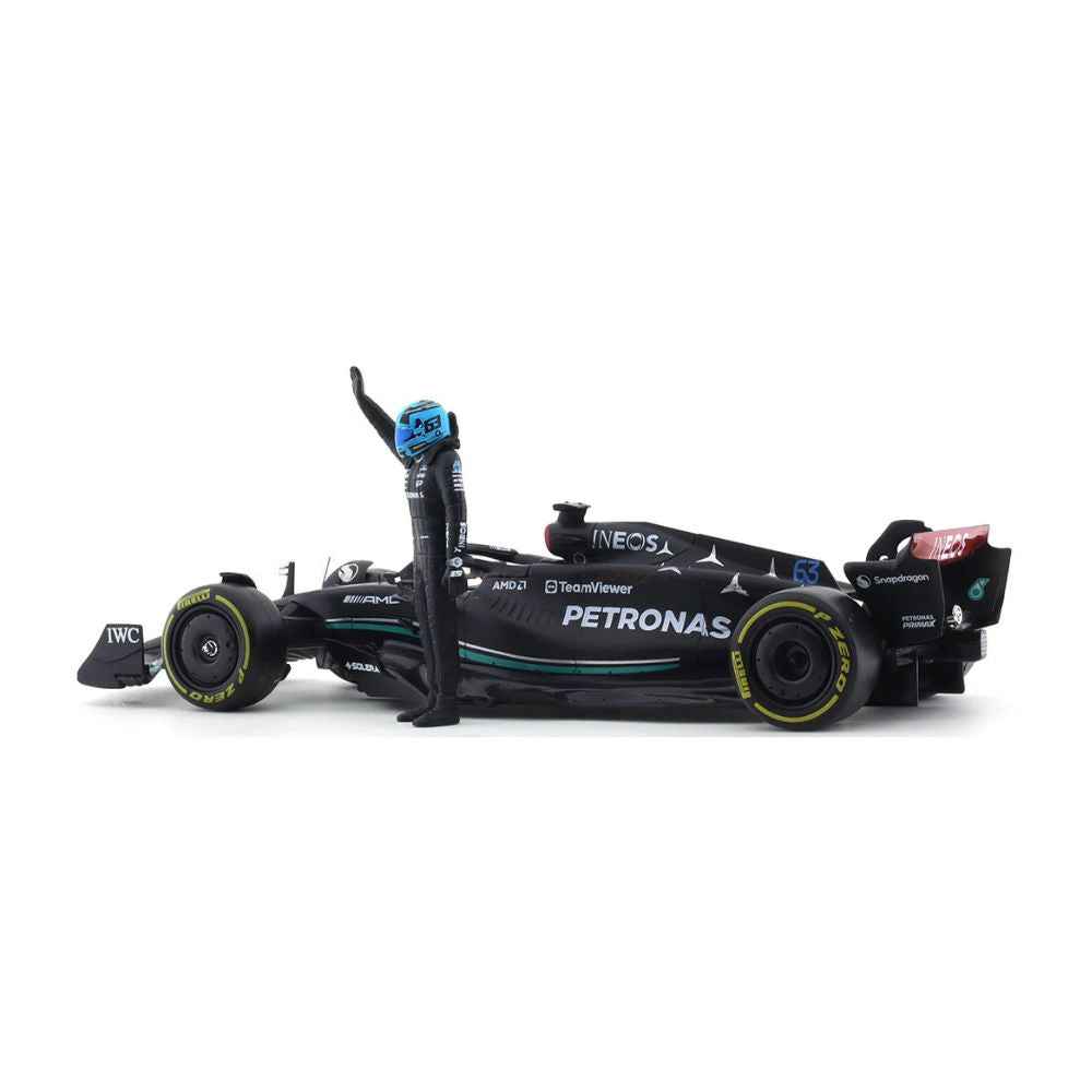BBURAGO MERCEDES-AMG F1 W14 E PERFORMANCE #63 GEORGE RUSSELL SCALE - 1:24