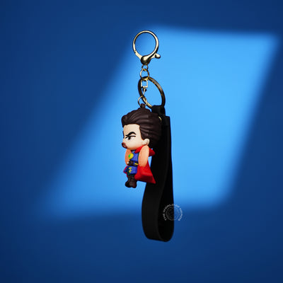 Doctor Strange Chibi 3D Rubber Keychain with “Hero” Strap - 2