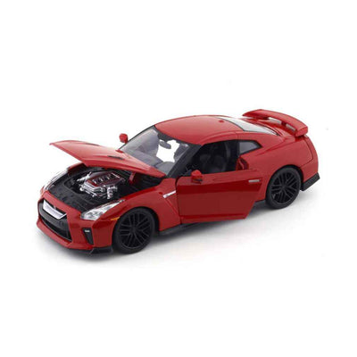 BBURAGO Nissan GT-R 2017 Scale Model - 1:24 Authentic Diecast Car - 2