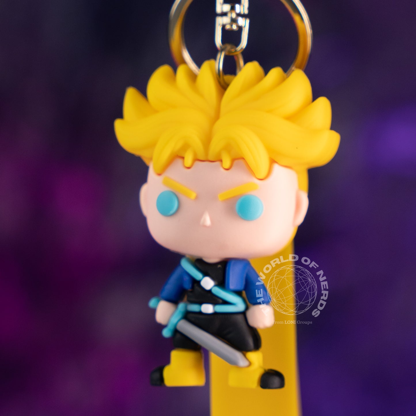 DRAGON BALL Z SUPER SAIYAN TRUNKS KEYCHAIN