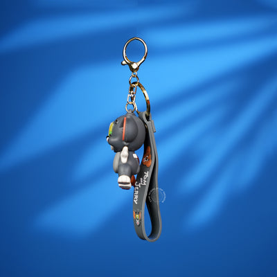 Tom & Jerry Cute Duo Strap Keychain - 2