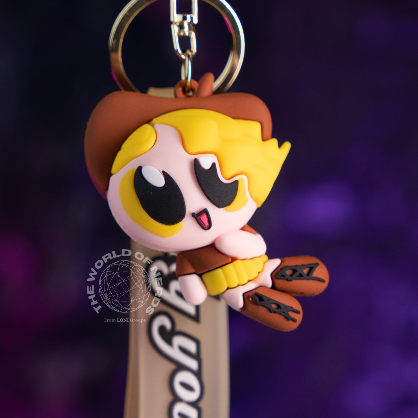BUBBLES THE POWERPUFF GIRLS KEYCHAIN