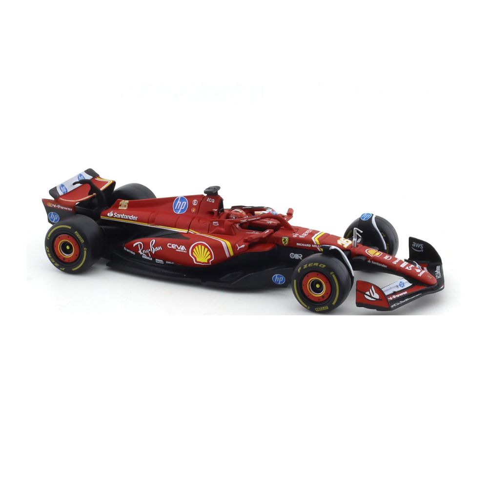 BBURAGO FERRARI SF - 24 C. LECLERC SCALE - 1:43