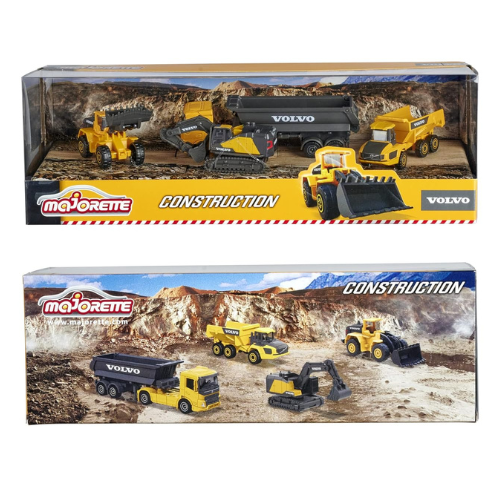 MAJORETTE VOLVO CONSTRUCTION 5 PCS GIFTPACK