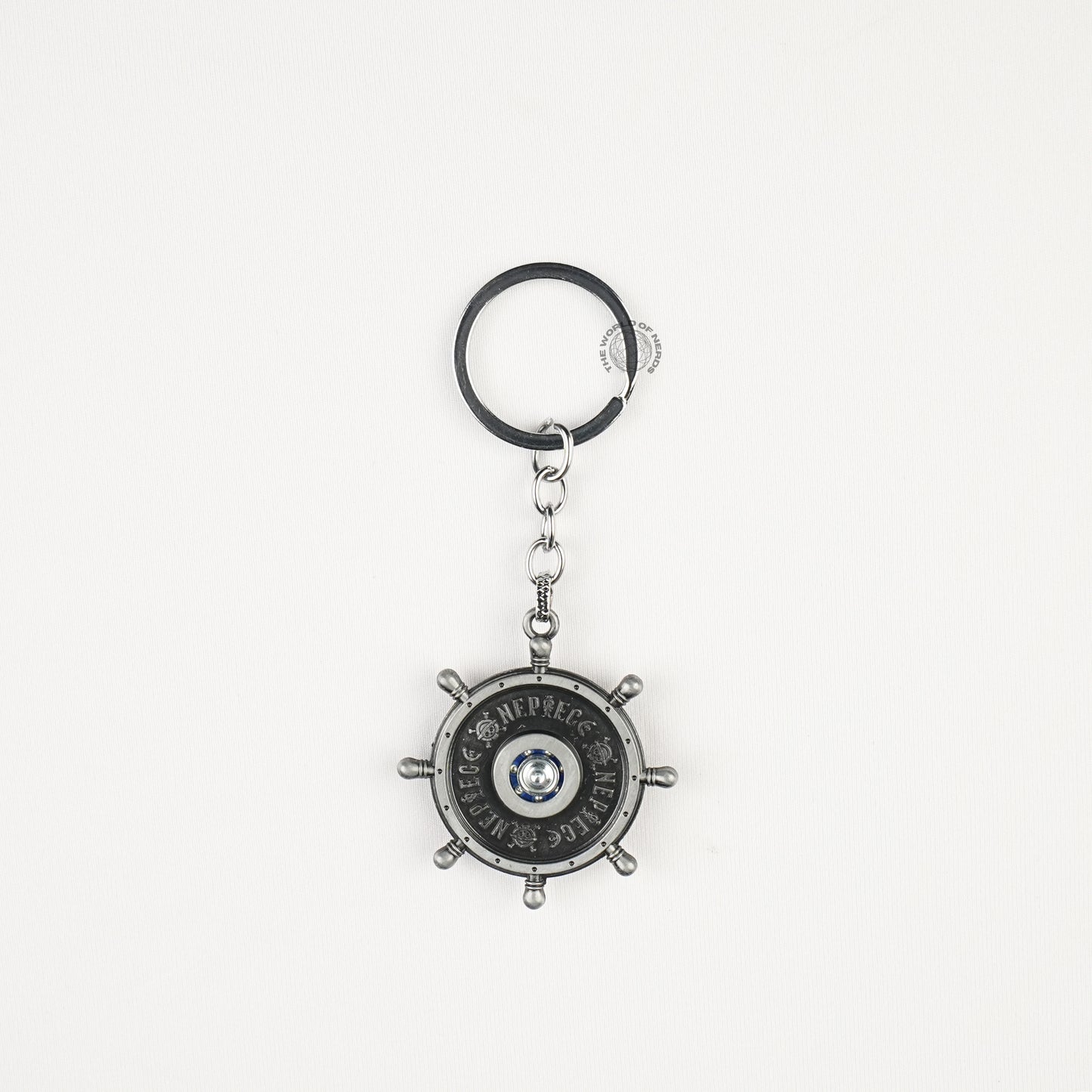Luffy’s Jolly Roger Keychain – Straw Hat Pirate Edition