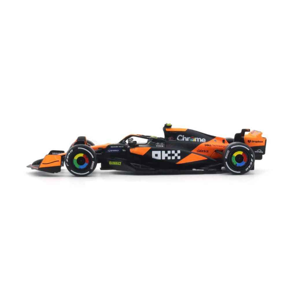 BBURAGO McLaren F1 1:43 Scale Model - MCL38 Lando Norris Collector’s Edition