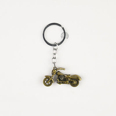Old School Chopper Keychain β Retro Motorcycle Spirit - 2